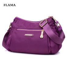 Simplicity Waterproof Elegant women Shoulder Bag Nylon Oxford crossbody Large Tote messenger bags hbags ILML