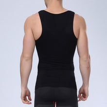 Men Body Shapers Vest Corsets Sleeveless Tee Shirt Tank Tops ILML
