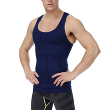 Men Body Shapers Vest Corsets Sleeveless Tee Shirt Tank Tops ILML