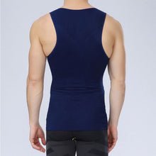 Men Body Shapers Vest Corsets Sleeveless Tee Shirt Tank Tops ILML