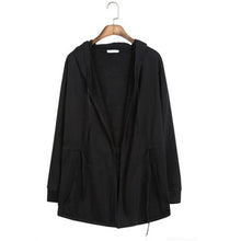 Plus Size Black Men's Cloak Hooded Male Streetwear Sweatshirts Hip Hop Full Sleeves Clothing Hoodie-5XL ILML