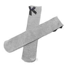 Cotton Kids Baby Bowknot Stripes In tube 1-8Y Girls Dress High Stocking  ILML