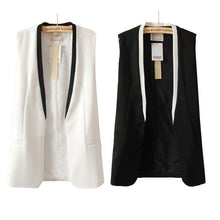 Brief Casual Waistcoat Suit Vest Sleeveless T-shirt Slim Fit Womens ILML