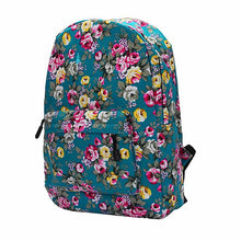 women backpack Printing Flower Canvas Backpack for girls school backpacks Mochila Mujeres Book Bag  ILML