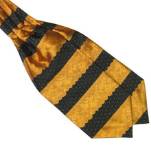 Men's Stripes Long Silk Scarves/Cravat Ascot Neck Ties Handkerchief ILML