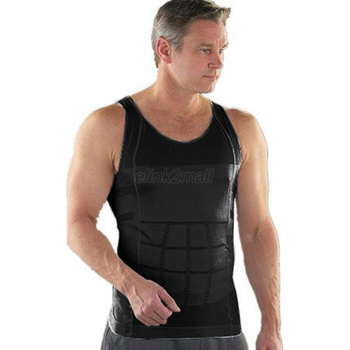 Men's Underwear Sauna Slimming Tummy Waist Body Shapers Wrap Belt Girdle Corset ILML