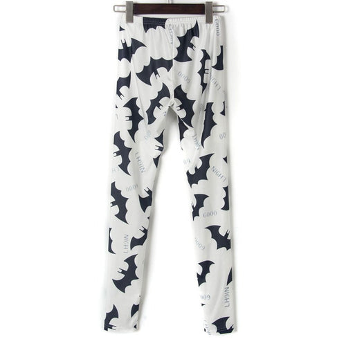 Cartoon prints Leggings Digital Batman Slim yogo pants Women Games Printed Elastic Trousers Super Mario ILML