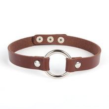 Punk Women Ladies Gothic Leather Choker Heart Chain Spike Rivet Buckle Collar Necklace ILML