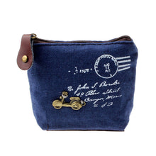 Retro Women Coin Bag Purse Wallet Card Case Hbag Gift Eiffel Tower Camera bicycle car Bolsas Femmes  ILML