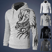 Top Men's Round Neck Long Sleeve Casual Slim Fit Printed Jacket Coat Outwear Plus Size M L XL XXL Clothing Forwad ILML
