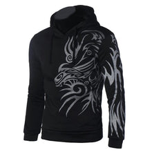 Top Men's Round Neck Long Sleeve Casual Slim Fit Printed Jacket Coat Outwear Plus Size M L XL XXL Clothing Forwad ILML