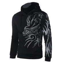 Top Men's Round Neck Long Sleeve Casual Slim Fit Printed Jacket Coat Outwear Plus Size M L XL XXL Clothing Forwad ILML