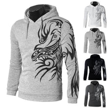 Top Men's Round Neck Long Sleeve Casual Slim Fit Printed Jacket Coat Outwear Plus Size M L XL XXL Clothing Forwad ILML