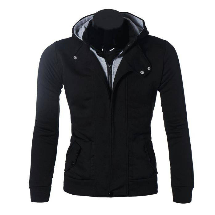 Top Men's Warm Hoodie Hooded Sweatshirt Long Sleeve Jacket Men With Pocket Coat Outwear Casual Plus Size Clothing ILML