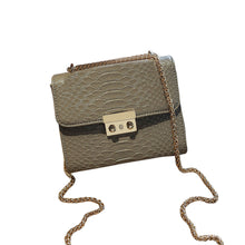 Women Bag Chain Lock Leather Hbags Cross Body Shoulder Bags Mini Bag Small Messenger Bag Cy Color ILML