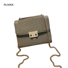 Women Bag Chain Lock Leather Hbags Cross Body Shoulder Bags Mini Bag Small Messenger Bag Cy Color ILML