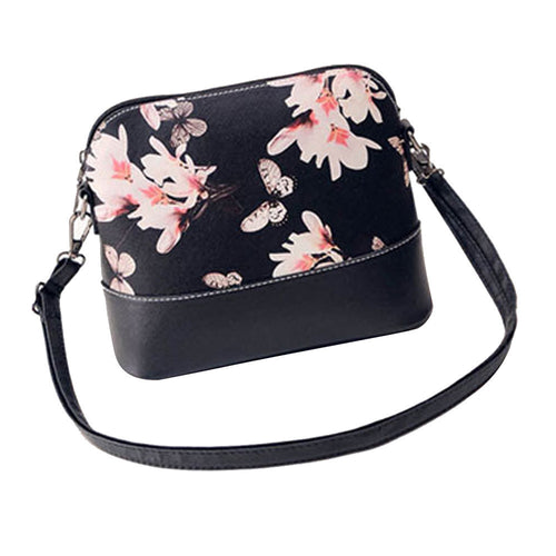 Vintage hbags Women Printing Shoulder Bag Leather Purse Satchel Women's Messenger Bag Goforward ILML