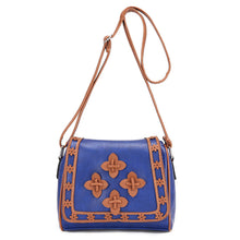 Retro Women Leather Tote Crossbody Hbag Satchel Floral pattern Shoulder Messenger Bag Bolsa Feminina ILML