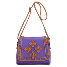 Retro Women Leather Tote Crossbody Hbag Satchel Floral pattern Shoulder Messenger Bag Bolsa Feminina ILML