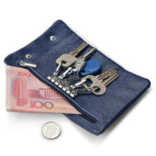 Goforward Men Leather Wallet Car Key Chain Holder 6 Ring Pouch Case  ILML