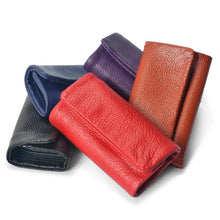 Goforward Men Leather Wallet Car Key Chain Holder 6 Ring Pouch Case  ILML