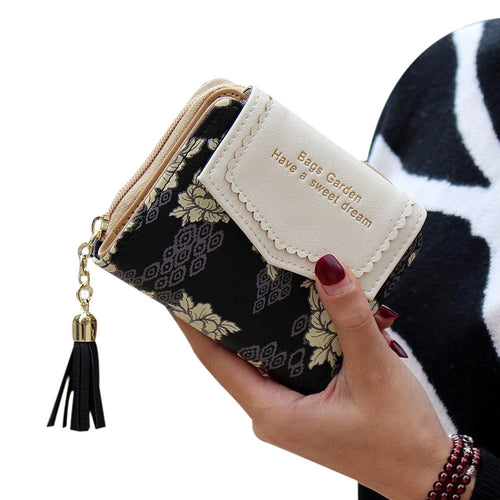 Goforward Women's purse Ladies Clutch Wallet Short Card Holder bages  ILML