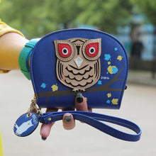 Goforward Girl Owl Clutch Coin Money Bag Coin Change Wallet Women Purse  ILML