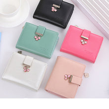 Goforward Lucky Clover women wallet Small HASP soft PU leather Purse  ILML