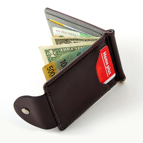 Goforward Ultra-thin Leather Money Slim Wallets ID Credit Card Holder Purse  ILML