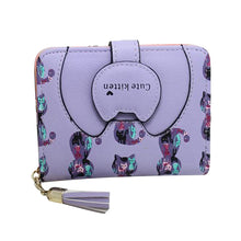 Goforward Women Cat Purse Short Wallet Bags Hbags Card Holder  ILML