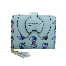Goforward Women Cat Purse Short Wallet Bags Hbags Card Holder  ILML