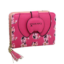 Goforward Women Cat Purse Short Wallet Bags Hbags Card Holder  ILML