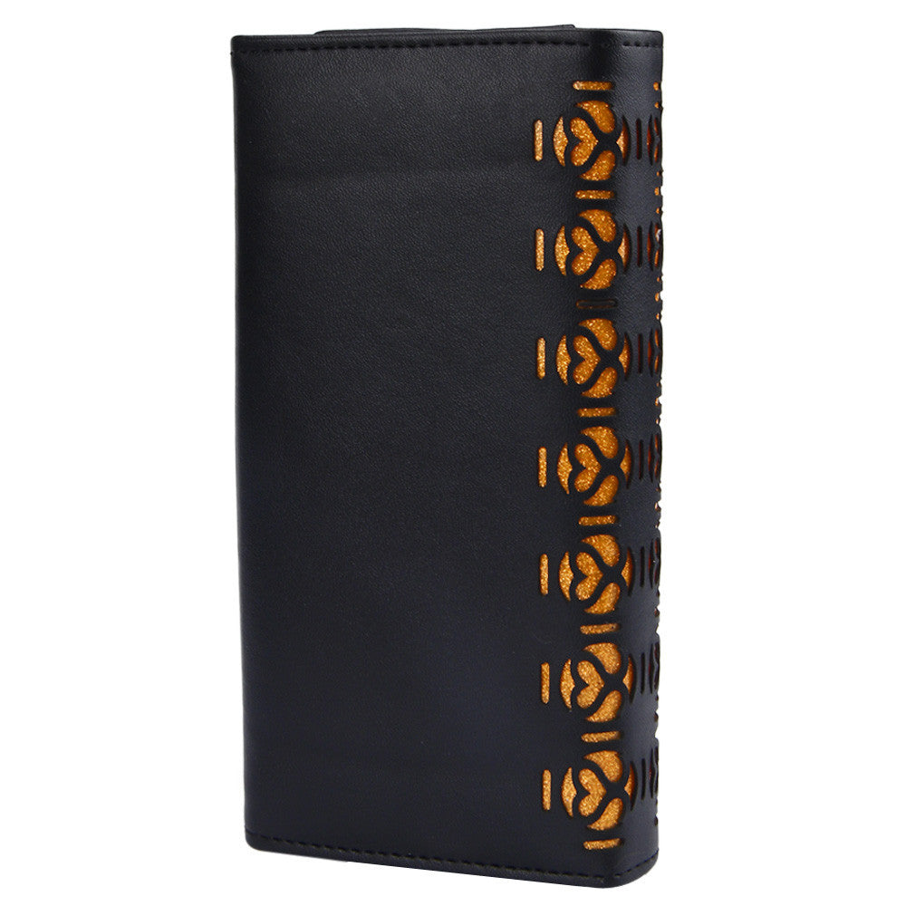 Goforward Women Wallet Small Hollow Out Wallet Mobile Phone Bag  ILML