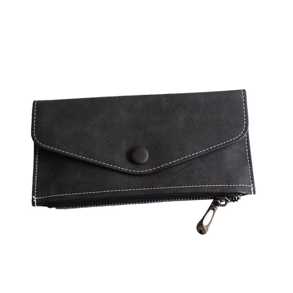 Goforward Women's purse Leather Long Wallet Zip Around Case Card Money Hbag Bag  ILML
