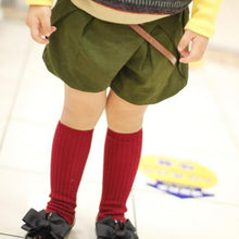 Toddler Baby Socks School Cotton Knee High Kids Boys Girls Socks Candy Colors 1-8Y 5 Colors ILML