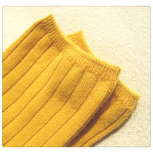 Toddler Baby Socks School Cotton Knee High Kids Boys Girls Socks Candy Colors 1-8Y 5 Colors ILML