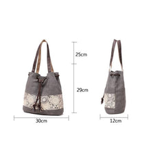 Women Bag Printed Drawstring Shoulder messenger Bag Hbag Diagonal Casual canvas Travel beach Bags bolsa feminina ILML