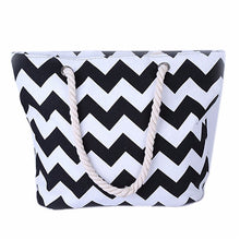 Women bag Shoulder bags Canvas Wave Hbag Tote Messenger Beach Shoulder shopping Satchel Bag bolsa  ILML