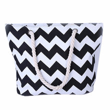 Women bag Shoulder bags Canvas Wave Hbag Tote Messenger Beach Shoulder shopping Satchel Bag bolsa  ILML