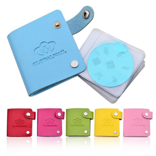 Goforward 24 Slots Stamping Nail Art DIY Image Plate Template Holder Case Organizer  ILML