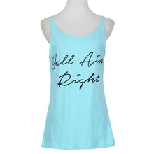 Increase the size L-5XL Blue Sexy Wild Casual Women Tank Shirt Tops Sleeveless Vest Cotton Loose Clothes ILML