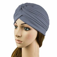 Indian Cap Pleated Headwrap Turban Stretchy Band Hats for Women Cloche Chemo Hijab Beanies  ILML