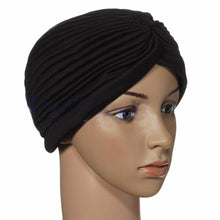 Indian Cap Pleated Headwrap Turban Stretchy Band Hats for Women Cloche Chemo Hijab Beanies  ILML