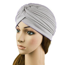 Indian Cap Pleated Headwrap Turban Stretchy Band Hats for Women Cloche Chemo Hijab Beanies  ILML