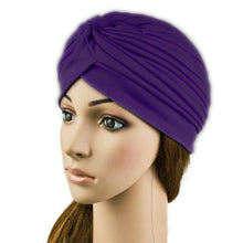 Indian Cap Pleated Headwrap Turban Stretchy Band Hats for Women Cloche Chemo Hijab Beanies  ILML