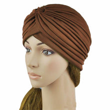 Indian Cap Pleated Headwrap Turban Stretchy Band Hats for Women Cloche Chemo Hijab Beanies  ILML