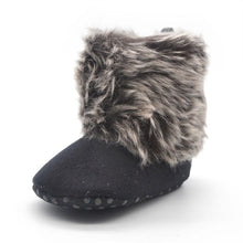 Infant Baby Fleece Snow Boots Toddler Kids Wool Fur Shoes Prewalker 0-18M Y2 ILML