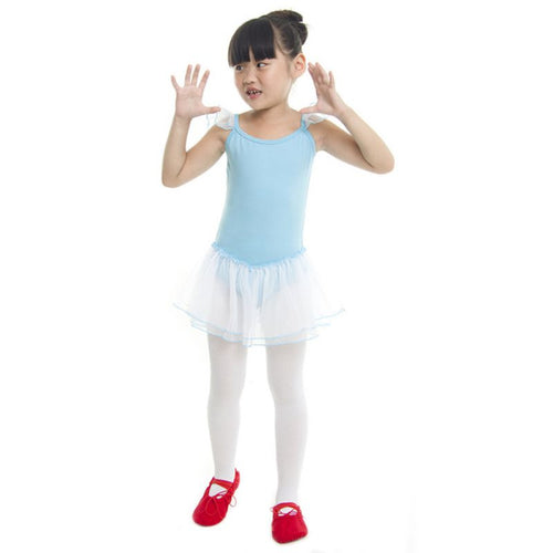 Kid Girl Gymnastics Dance Leotard Clothes Dress Children Ballet Tutu Dresses 4-11Y ILML