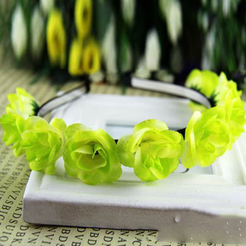 Kids Baby Girls Floral Flower Headwear Headbands Crown Wreath Hair Decor Hairbands PY ILML