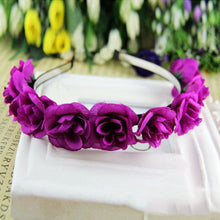 Kids Baby Girls Floral Flower Headwear Headbands Crown Wreath Hair Decor Hairbands PY ILML